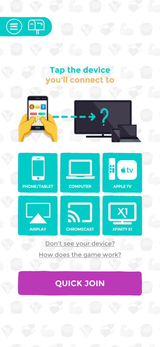 Connection menu